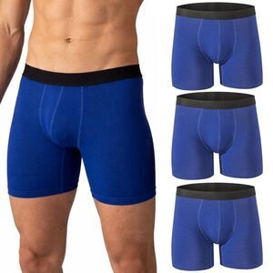 Alpine Swiss Mens Boxer Briefs 3 Pack Underwear Breathable Comfortable Trunks